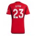 Manchester United Luke Shaw #23 Voetbalkleding Thuisshirt 2023-24 Korte Mouwen
